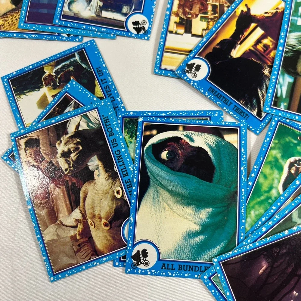 1982‎ Topps ET The Extra Terrestrial Vintage Trading Card Lot 19 Cards 80s Movie